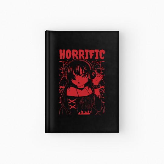 Anime Ramen Cat Retro Japanese Hardcover Journal