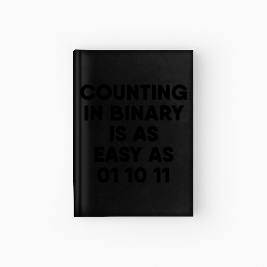 Computer Science Counting in Binary Hardcover Journal