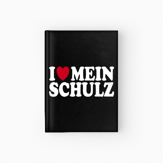 I Love My Schulz Heart Family Wedding Hardcover Journal