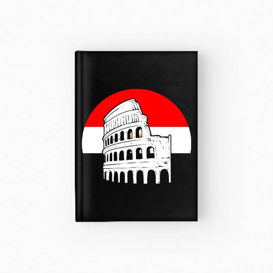 Rome Colosseum Sunset Event Coordinator Hardcover Journal
