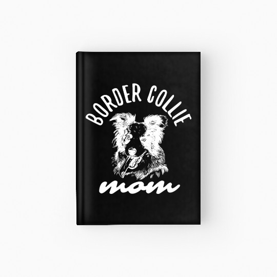 Unique Border Collie Enthusiast Creative Art Hardcover Journal