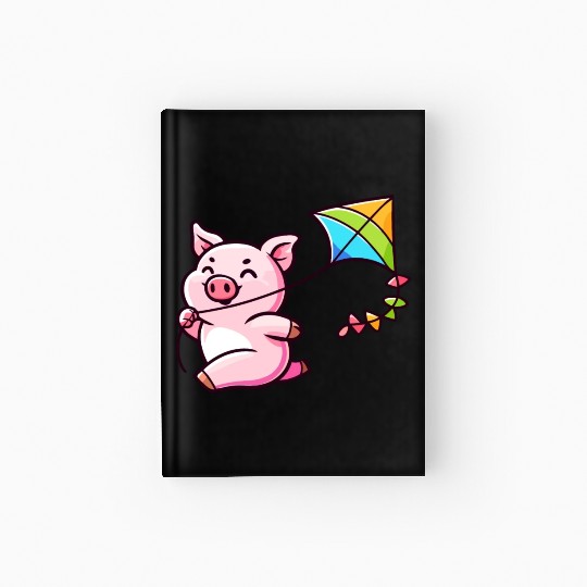 Playful Piglet: Kite-Flying Joy Hardcover Journal