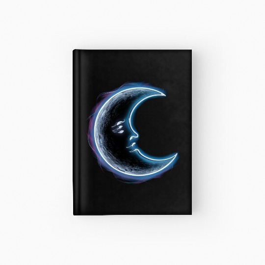 Neon moon Hardcover Journal