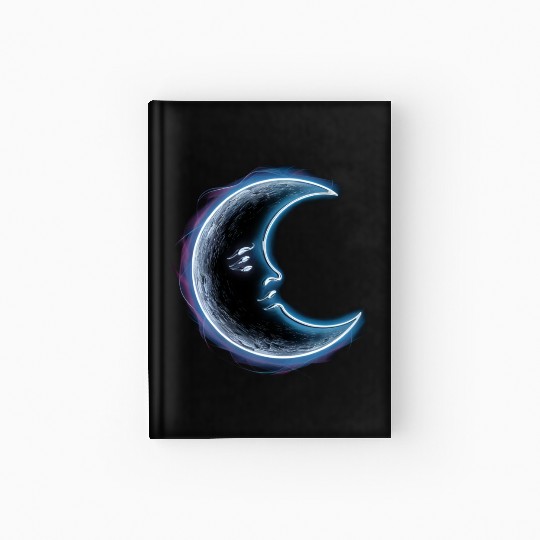 Neon moon Hardcover Journal