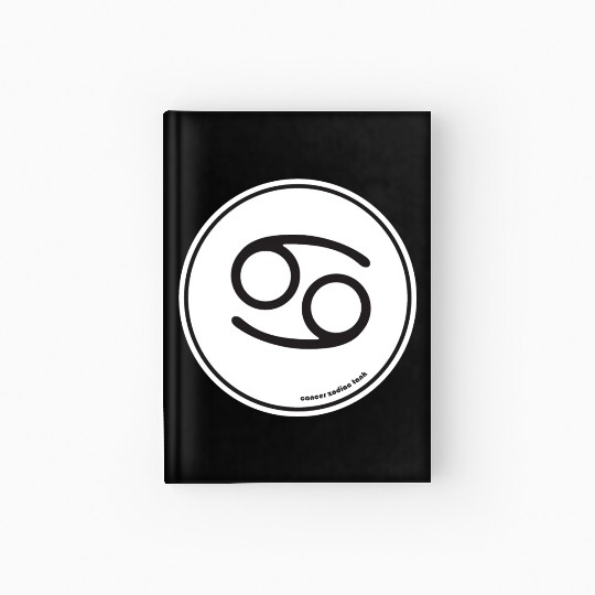 cancer zodiac tank Hardcover Journal