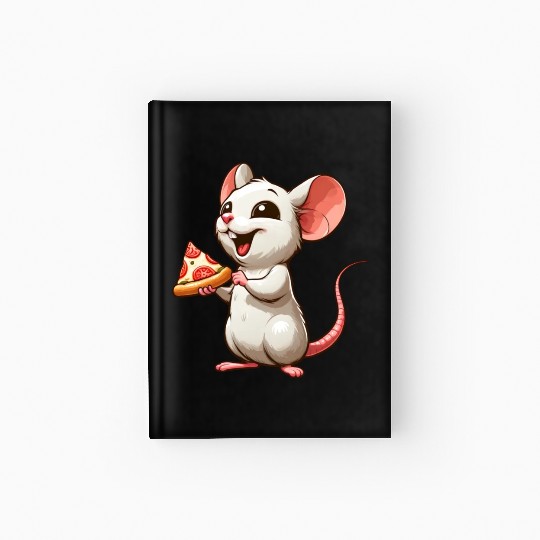 Lab Rat Loves Pizza Humorous Hardcover Journal