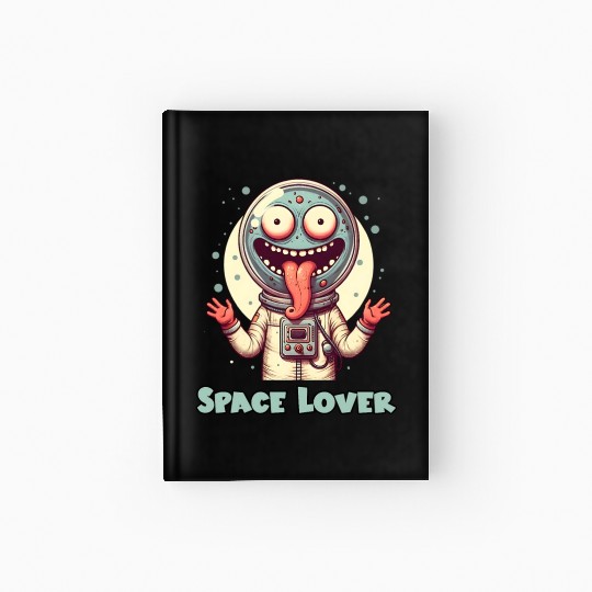 Space Alien - Space lovers - Astronaut Hardcover Journal