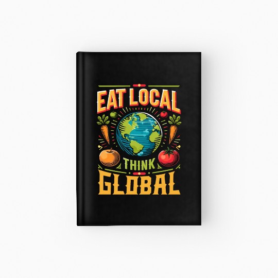 Farmers Market Farmer Agriculture Farming Food Hardcover Journal