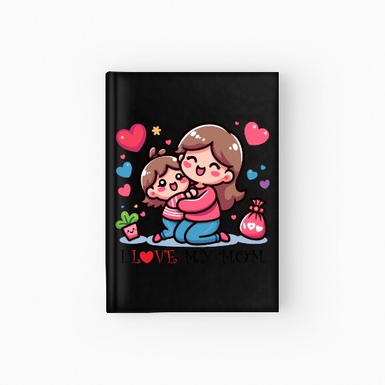 I love my mom Hardcover Journal