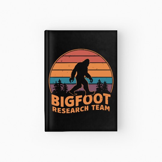 Official Bigfoot Research Team Sasquatch Yeti Hardcover Journal