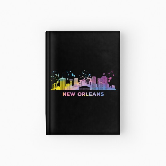 New Orleanian Skyline New Orleans Hardcover Journal