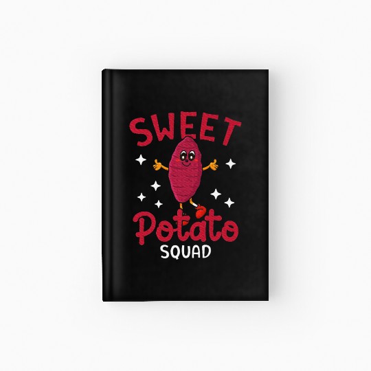 Kawaii Potato Lovers Vegetarian Sweet Potato Hardcover Journal