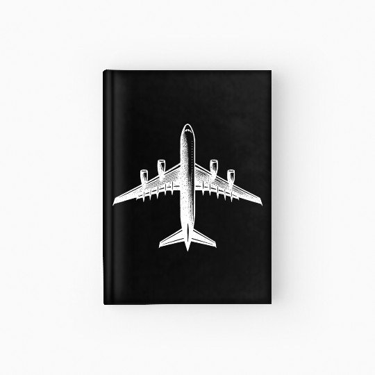 Jet Airplane For Hobby Rc Pilots Large Rc Model Hardcover Journal