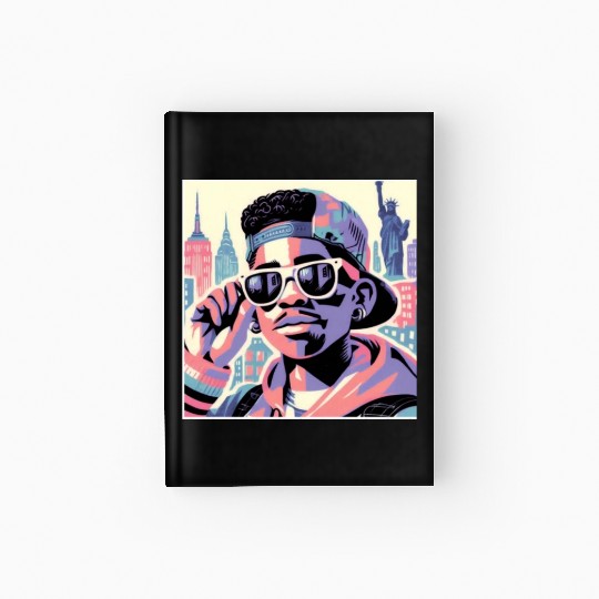 90's kid, retro vibes Hardcover Journal