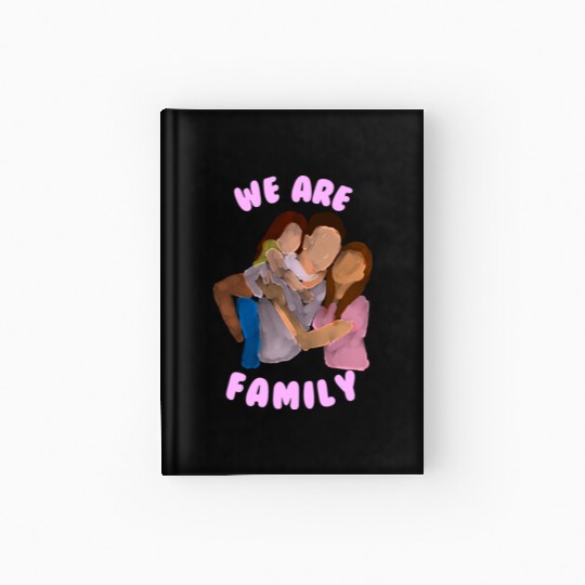 We are Family Hardcover Journal