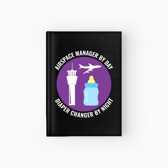 Air Traffic Controller ATC Aviation Humor Airplane Hardcover Journal