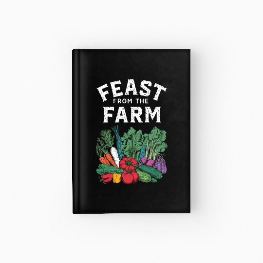 Farmers Market Farmer Agriculture Farming Food Hardcover Journal
