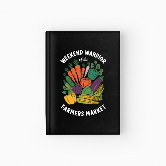 Farmers Market Farmer Agriculture Farming Food Hardcover Journal