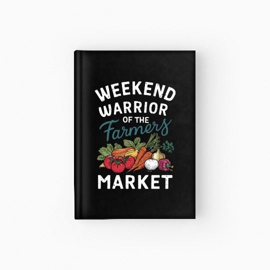 Farmers Market Farmer Agriculture Farming Food Hardcover Journal
