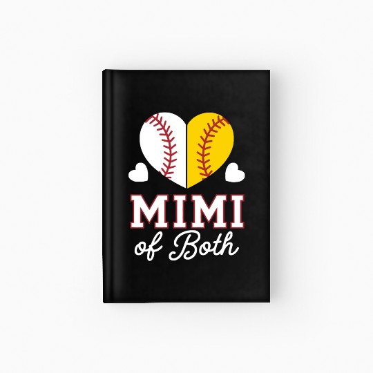 Baseball Grandma Grandmother Grandparents Day Hardcover Journal