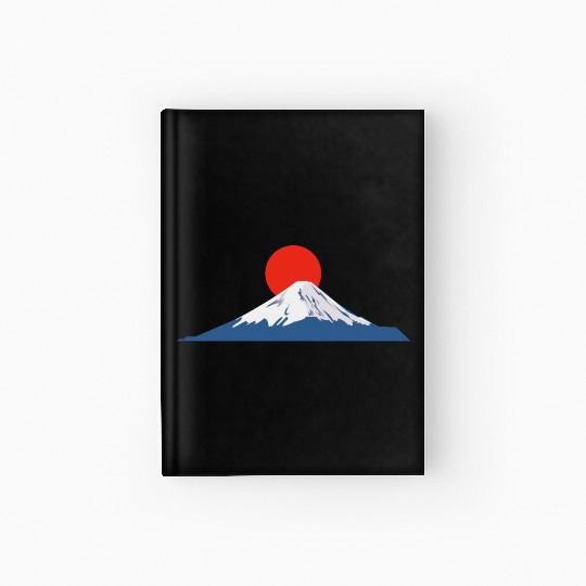 Japanese dawn on Mount Fuji Hardcover Journal