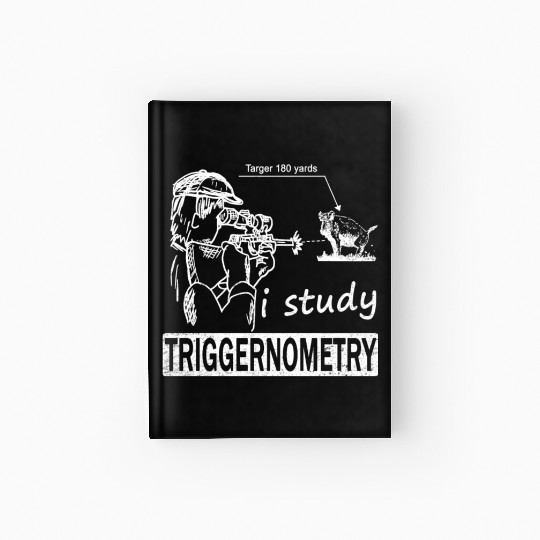 Funny Wild Boar Hunting Wild Hog Hunter Hardcover Journal