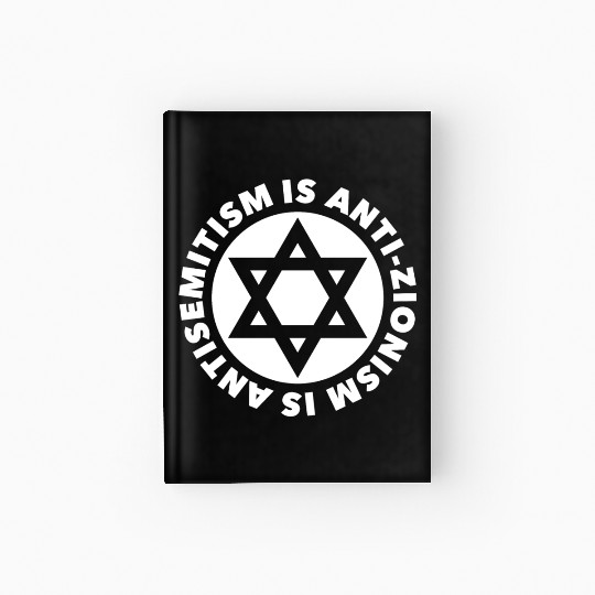 Calling It Out – Star of David (White) Hardcover Journal