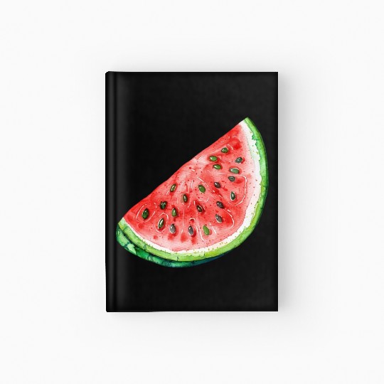 Watermelon Clipart - Fresh Summer Fruit Designs, Hardcover Journal
