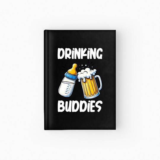Drinking Buddies Creative Fun Novelty Hardcover Journal