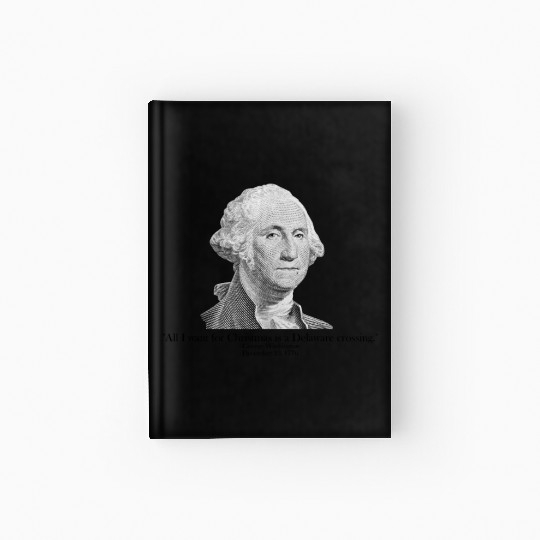 Delaware Crossing AP US History George Washington Hardcover Journal