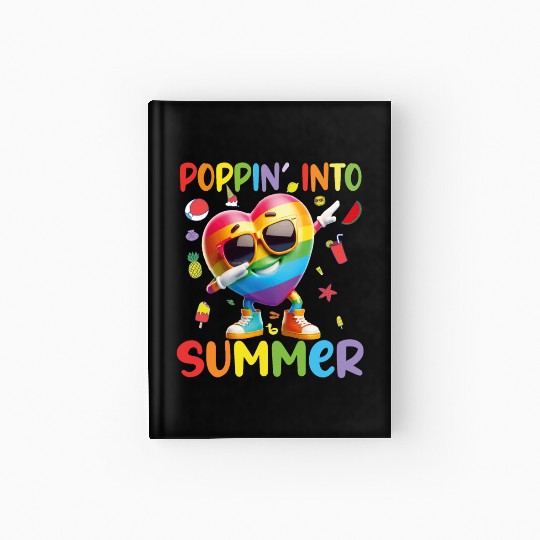 hello teacher Happy day preschool summer student Hardcover Journal