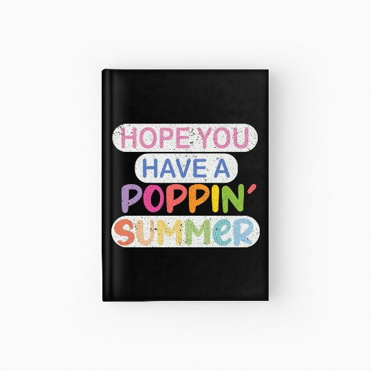 poppin into summer Bye Bye School Hardcover Journal