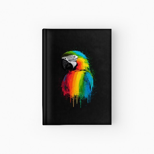 Macaw Parrot for a Bird Lover Animal Lover Hardcover Journal