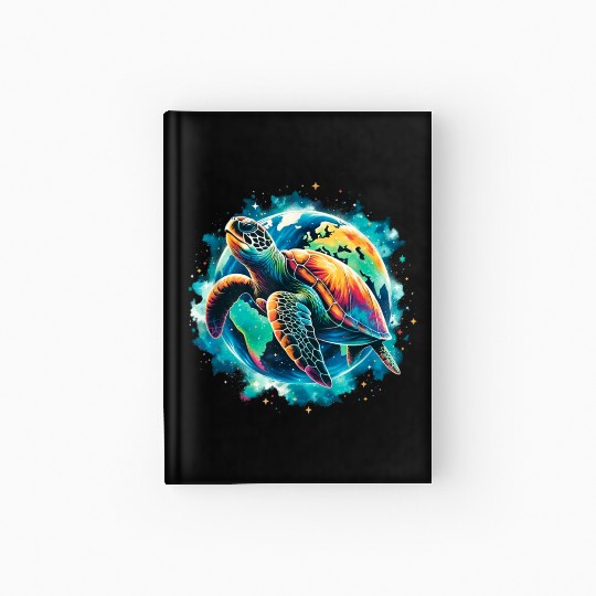 Earth Day Restore Sea Turtle Hardcover Journal