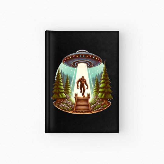 Bigfoot and the UFO Hardcover Journal