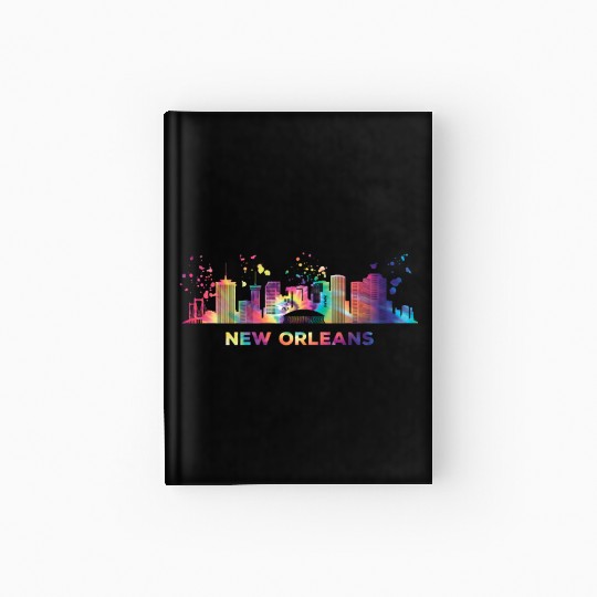 New Orleanian Skyline New Orleans Hardcover Journal