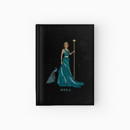 Majestic Hera: Greek Goddess Hardcover Journal