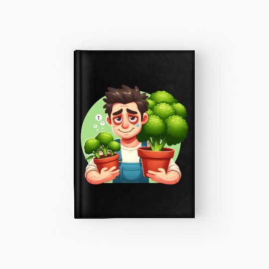 Broccoli Gardener Hardcover Journal