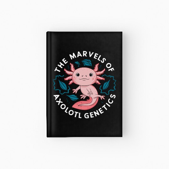 Axolotl Science Teacher Mexican Salamander Hardcover Journal