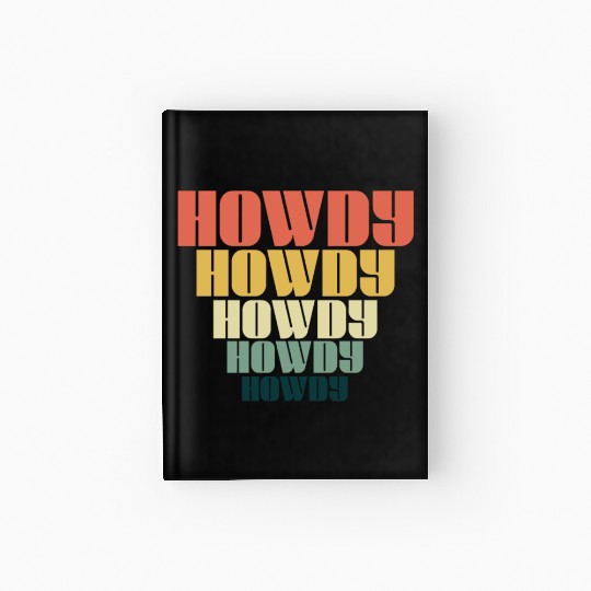 Western Country Texas Cowboy Hat Hardcover Journal