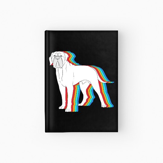 Pet Lover Colorful Bullmastiff Dog Hardcover Journal