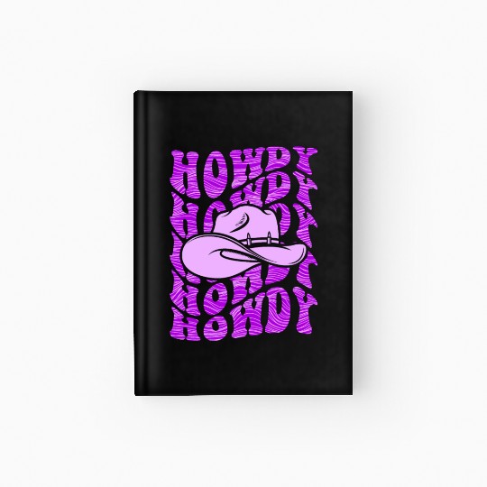 Western Country Texas Cowboy Hat Hardcover Journal