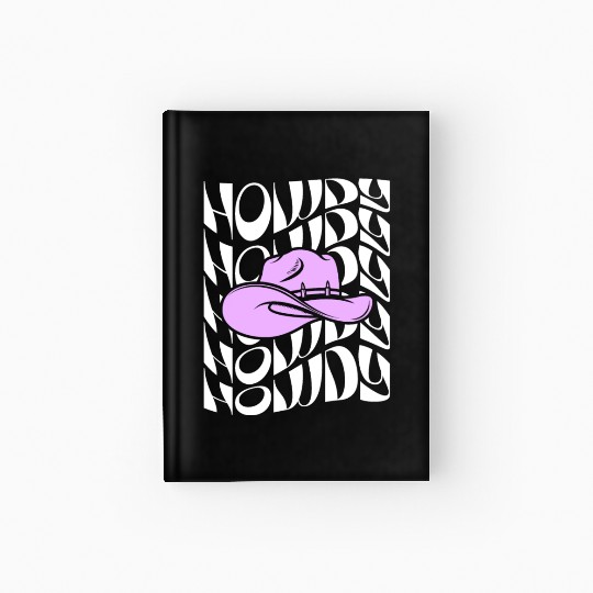 Western Country Texas Cowboy Hat Hardcover Journal