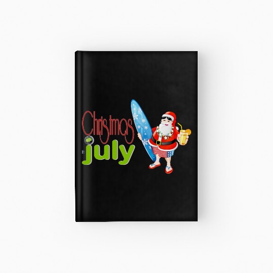 christmas in july Hardcover Journal