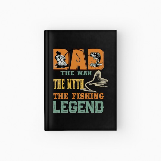 Fishing Dad Hardcover Journal