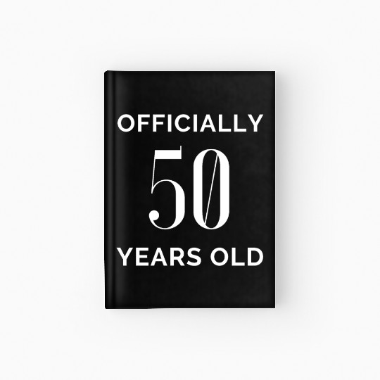 50th birthday Hardcover Journal