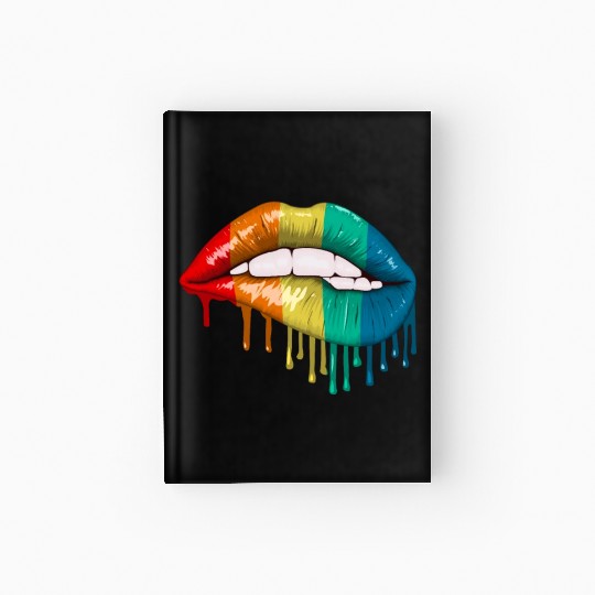Gender Lesbian, Gay, Trans, Queer Rainbow Hardcover Journal