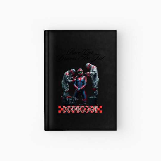 race car drivers are different dank tank Hardcover Journal
