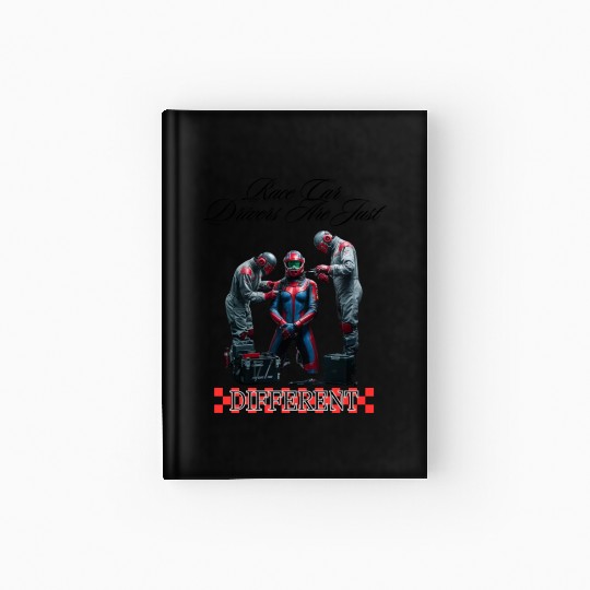 race car drivers are different dank tank Hardcover Journal