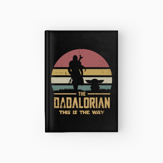 The Dadalorian And Son vintage Hardcover Journal